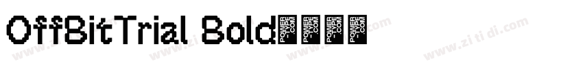 OffBitTrial Bold字体转换
